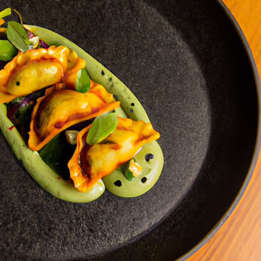 Raviolis croustillants au porc et à la coriandre