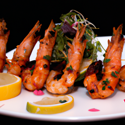 Crevettes tandoori aux agrumes