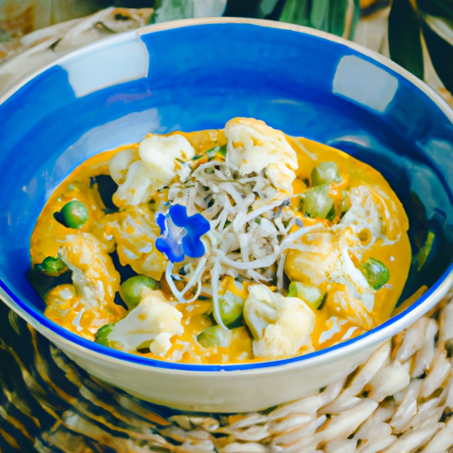 Curry de chou-fleur épicé aux pois chiches