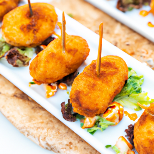 Bouchées croustillantes au poulet et à la noix de coco