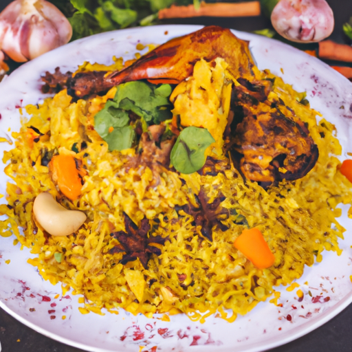 Biryani de lotte aux épices indiennes