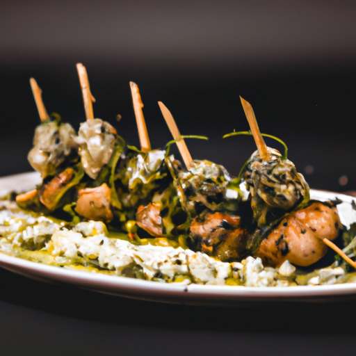 Brochettes de poulet mariné aux saveurs exotiques