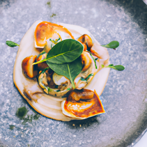 Ravioles croustillantes aux champignons sauvages