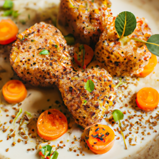 Roulés de patate douce au quinoa et aux herbes fraîches