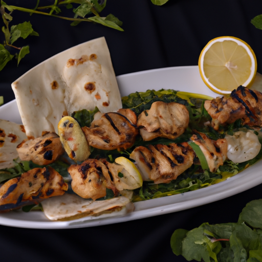 Chiche taouk grillé aux épices libanaises