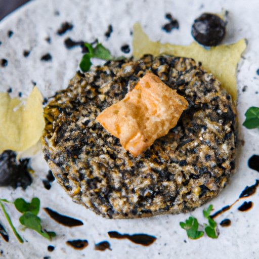 Risotto croustillant à la truffe noire
