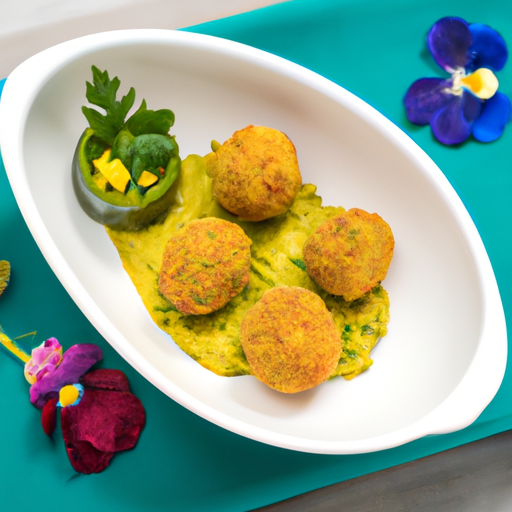 Boulettes de pois chiches croustillantes aux herbes fraîches