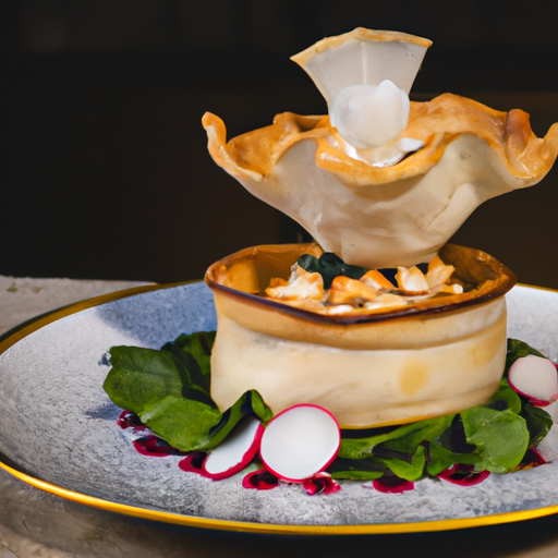 Pastilla de poulet aux amandes et miel