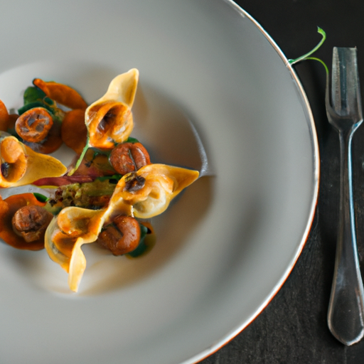 Raviolis croustillants au confit de canard et aux figues