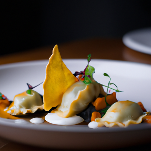 Raviolis croustillants au confit de canard
