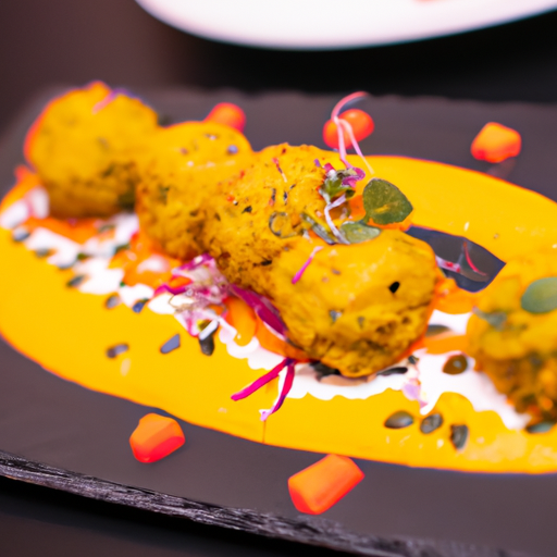 Boulettes de lentilles corail au curry et patate douce