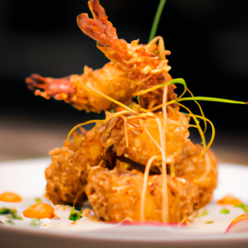 Crevettes croustillantes à la noix de coco et sauce mangue épicée