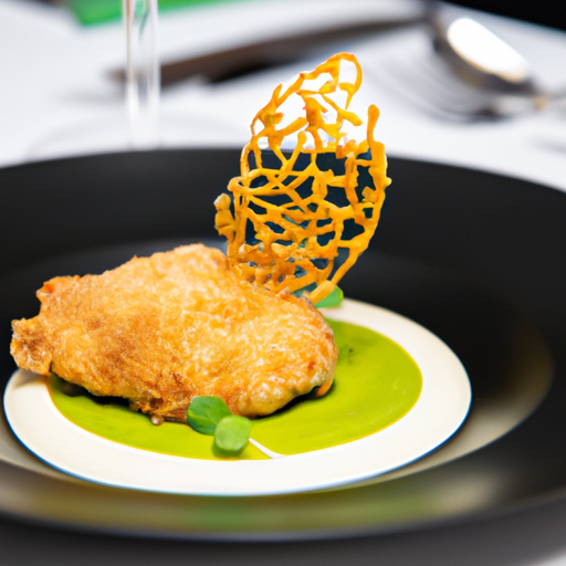 Poulet croustillant à la noix de coco et sauce aigre-douce