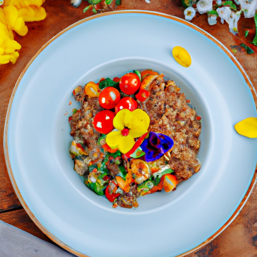 Salade croquante de quinoa aux légumes d'été