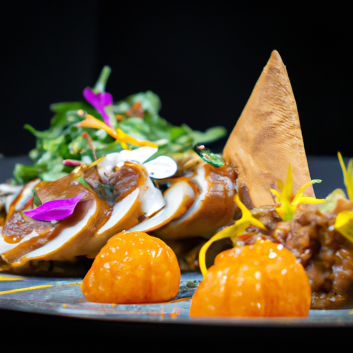 Tacos de canard croustillant à l'orange
