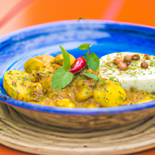 Curry de lentilles au lait de coco et patates douces