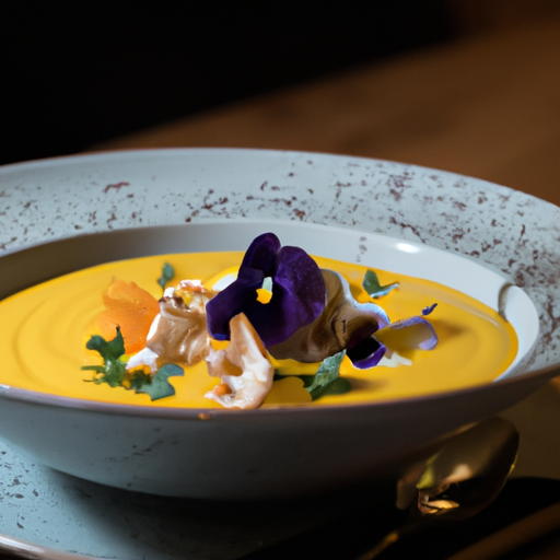 Potage crémeux aux saveurs d'automne