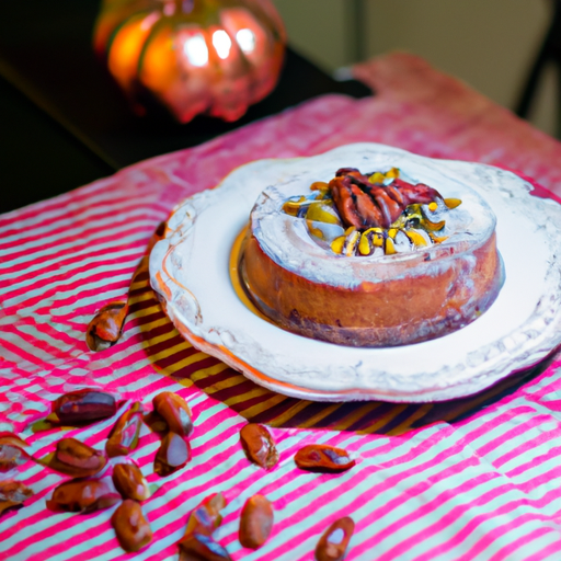 Gâteau moelleux aux dattes et aux noix de pécan