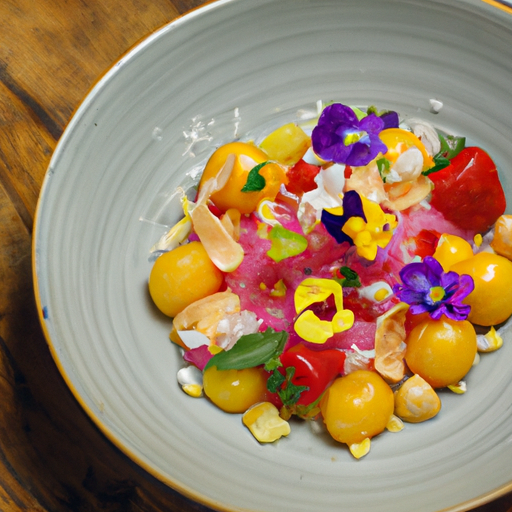Salade de fruits exotiques au sirop de gingembre