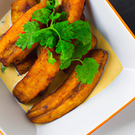 Curry de bananes plantain croustillantes
