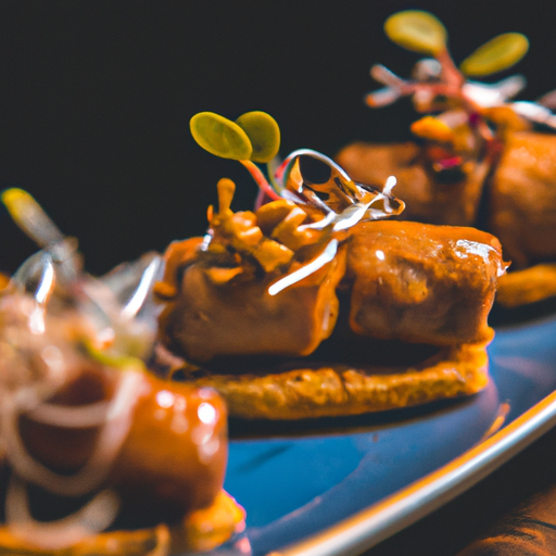 Bouchées croustillantes de porc au sésame