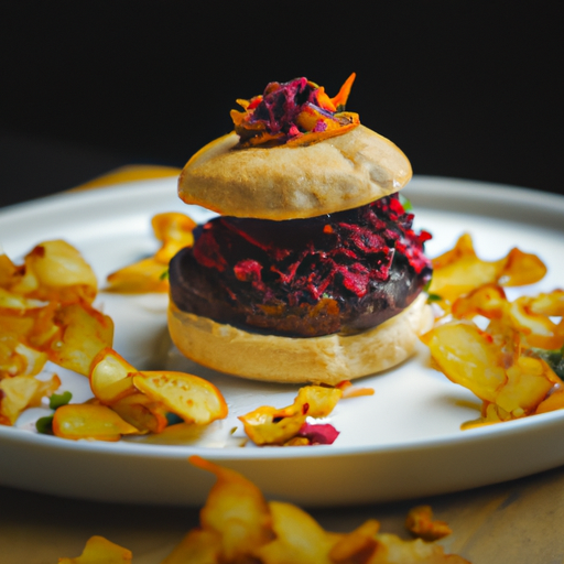 Burgers de lentilles et patates douces croustillants