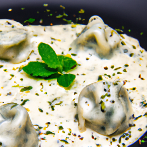 Raviolis croustillants au fromage de chèvre et aux herbes fraîches