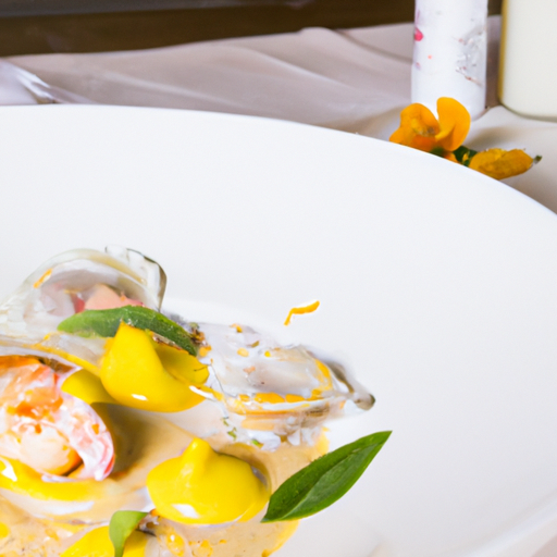 Raviolis de crevettes à la citronnelle et sauce piquante