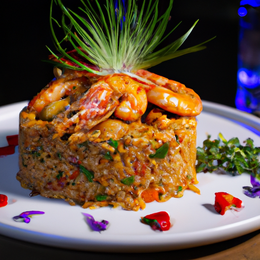 Riz sauté aux crevettes caramélisées et légumes croquants