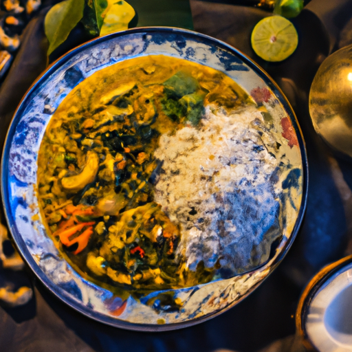 Curry de lentilles corail à la noix de coco