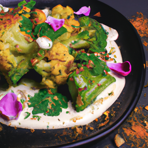 Curry de chou-fleur croustillant au cumin