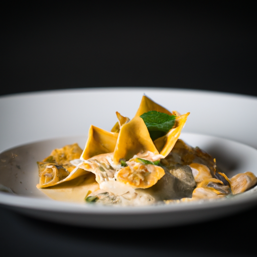 Raviolis croustillants à la truffe
