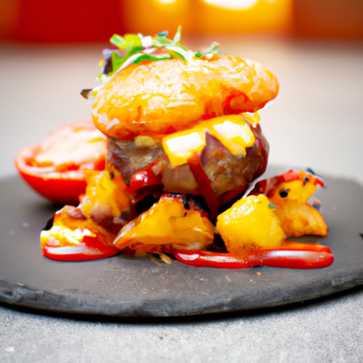 Burgers de patate douce croustillants