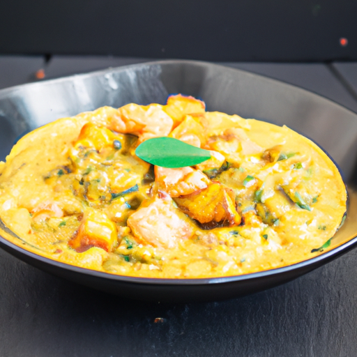 Curry de patates douces au lait de coco et aux pois chiches