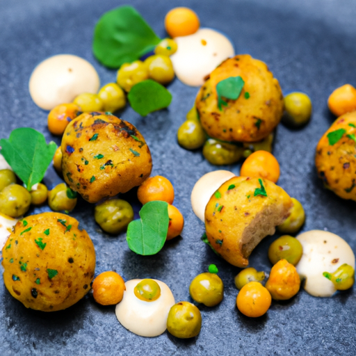 Boulettes de pois chiches croustillantes à la coriandre