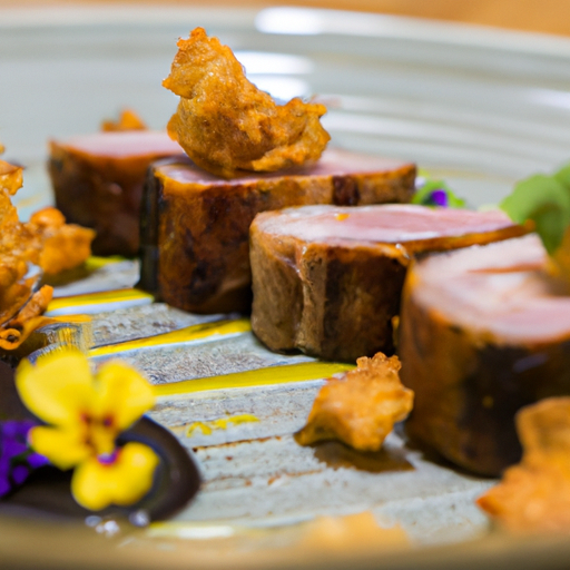 Bouchées croustillantes de porc au caramel d'épices