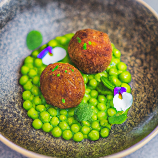 Boulettes de pois chiches croustillantes aux herbes fraîches