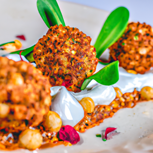Boulettes de lentilles corail aux épices et sauce crémeuse au yaourt