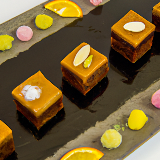 Carrés fondants au citron et aux amandes
