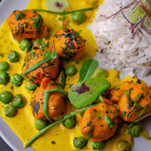 Curry de pois chiches croustillants aux épices douces