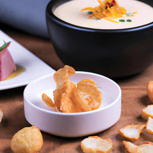 Velouté de patates douces épicées aux noix de cajou croustillantes
