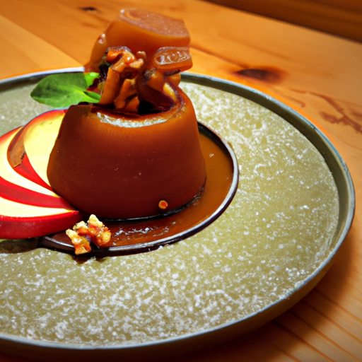 Fondant d'automne aux pommes et aux noisettes