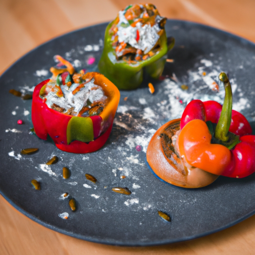Chaussons croustillants aux poivrons et feta