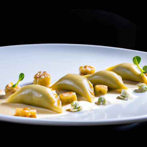 Raviolis croustillants de canard confit aux figues