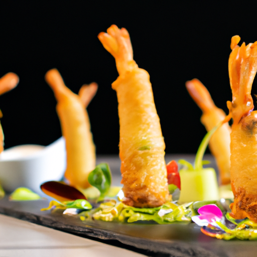 Rouleaux de printemps croustillants aux crevettes et à la mangue