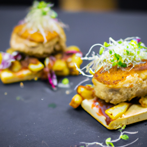 Burgers de patate douce croustillants