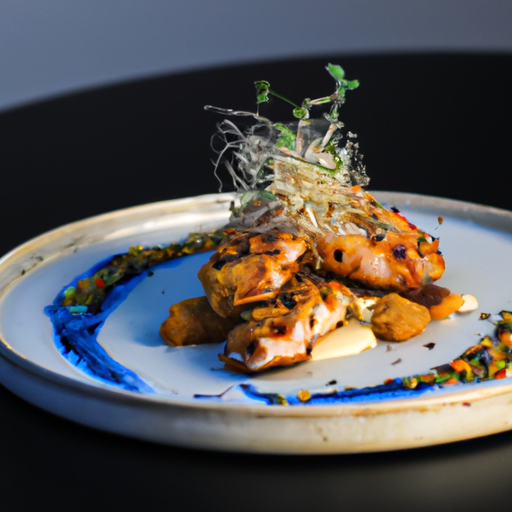 Poulet croustillant aux amandes et à la noix de coco