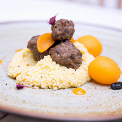 Couscous aux boulettes d'agneau et abricots secs