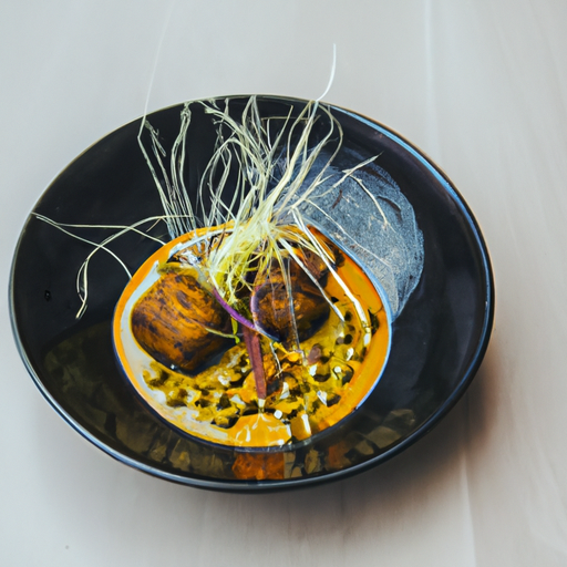Curry de patates douces et pois chiches croustillants