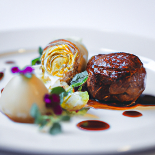 Choux farcis au confit de canard et sauce au foie gras